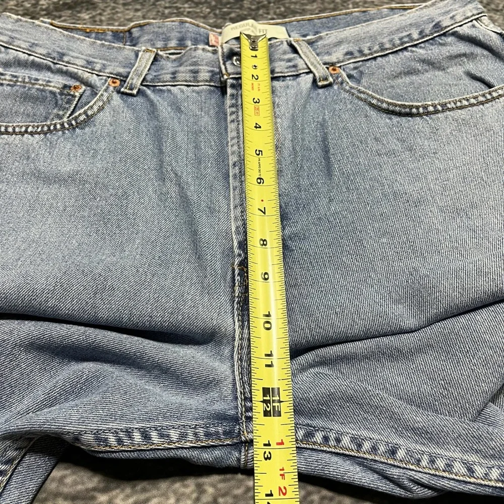 Levi's 505 Regular Fit Jeans Mens‎ 36x32 Light Blue Denim Vintage Y2K